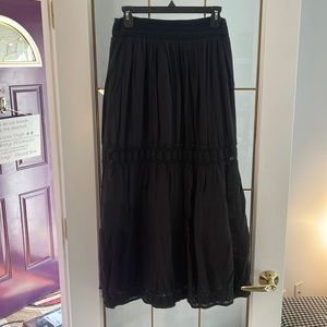 Candies long black skirt